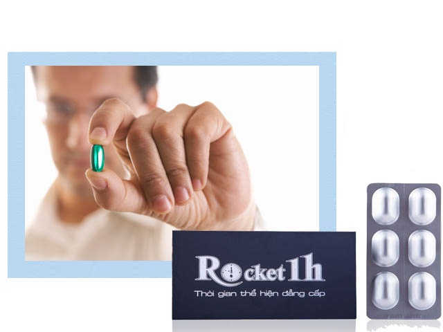 Rocket 1h hỗ trợ điều trị bao gồm rối loạn cương dương, rối loạn thời kỳ mãn dục, xuất tinh sớm, sinh lý yếu